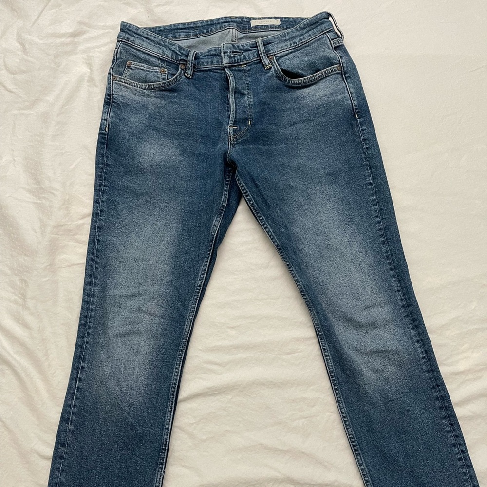 All Saints Rex size 32. Black. Stretch denim.